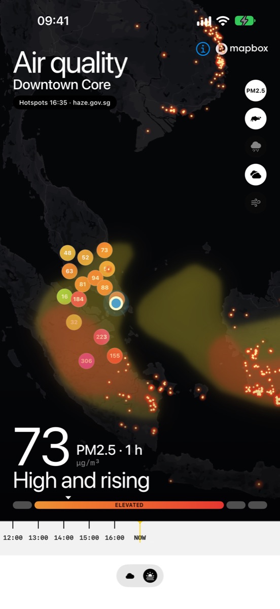 Air quality lens at regional scale: fire hotspots, haze and station readings across Sumatra and Malaysia